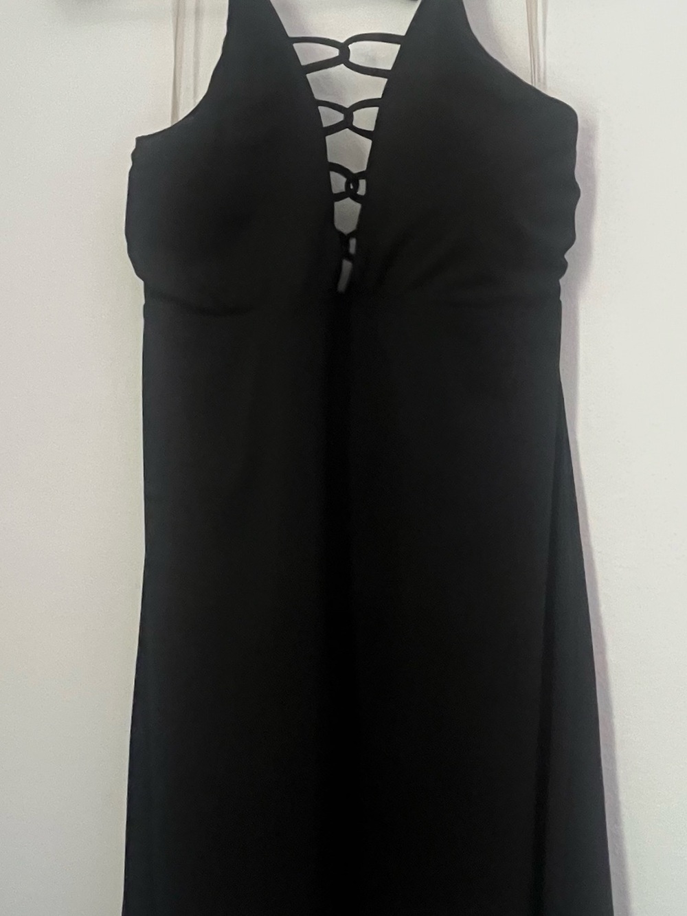 Women's athleta Black Strappy V-Neck Women's Dress size small